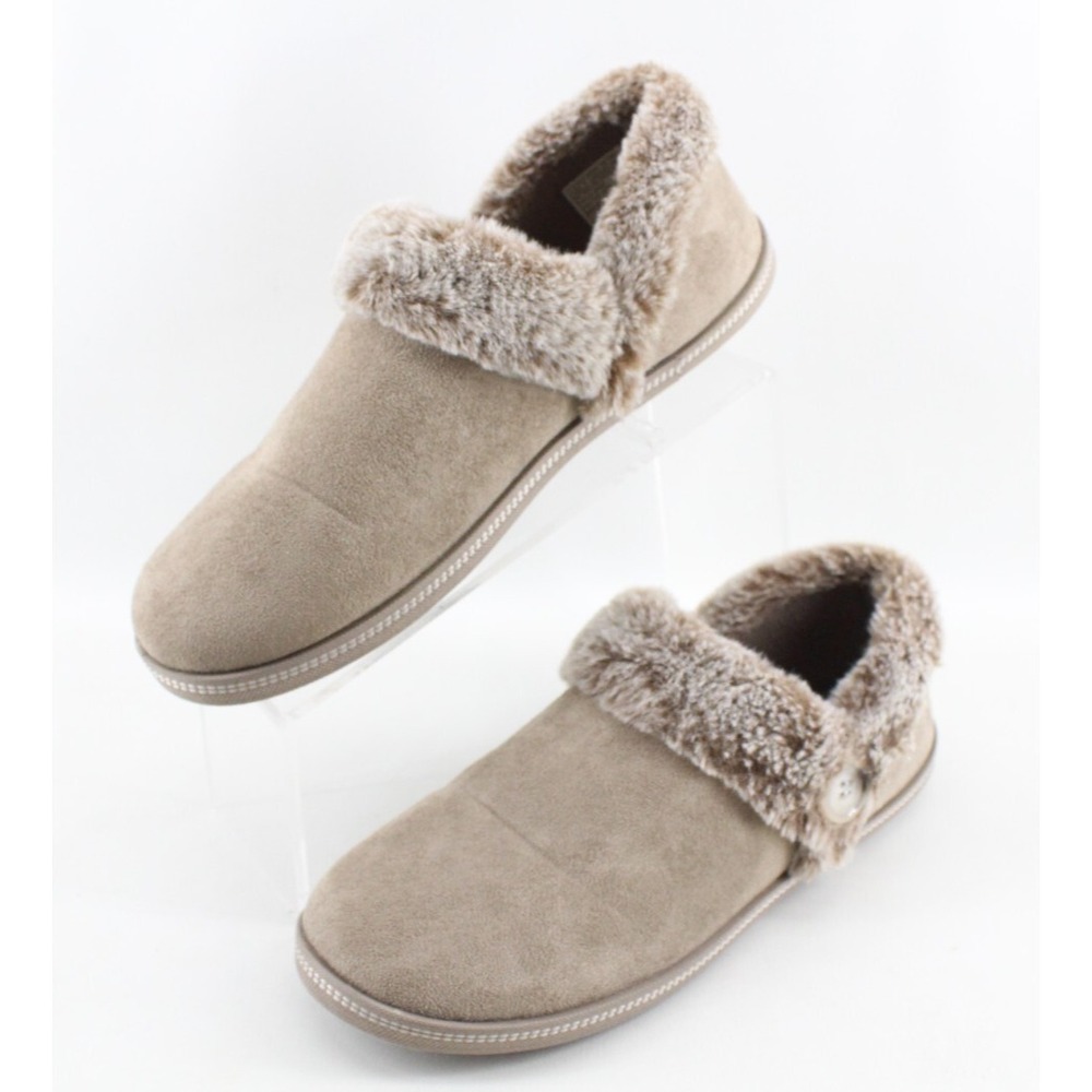 Womens Skechers Cozy Campfire Fresh Toast Slipper Shoes 167219‎ Brown Size 10 - Picture 2 of 8